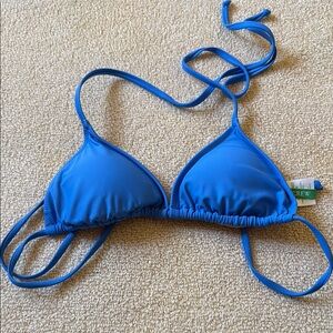 J.Crew Blue Bikini Top